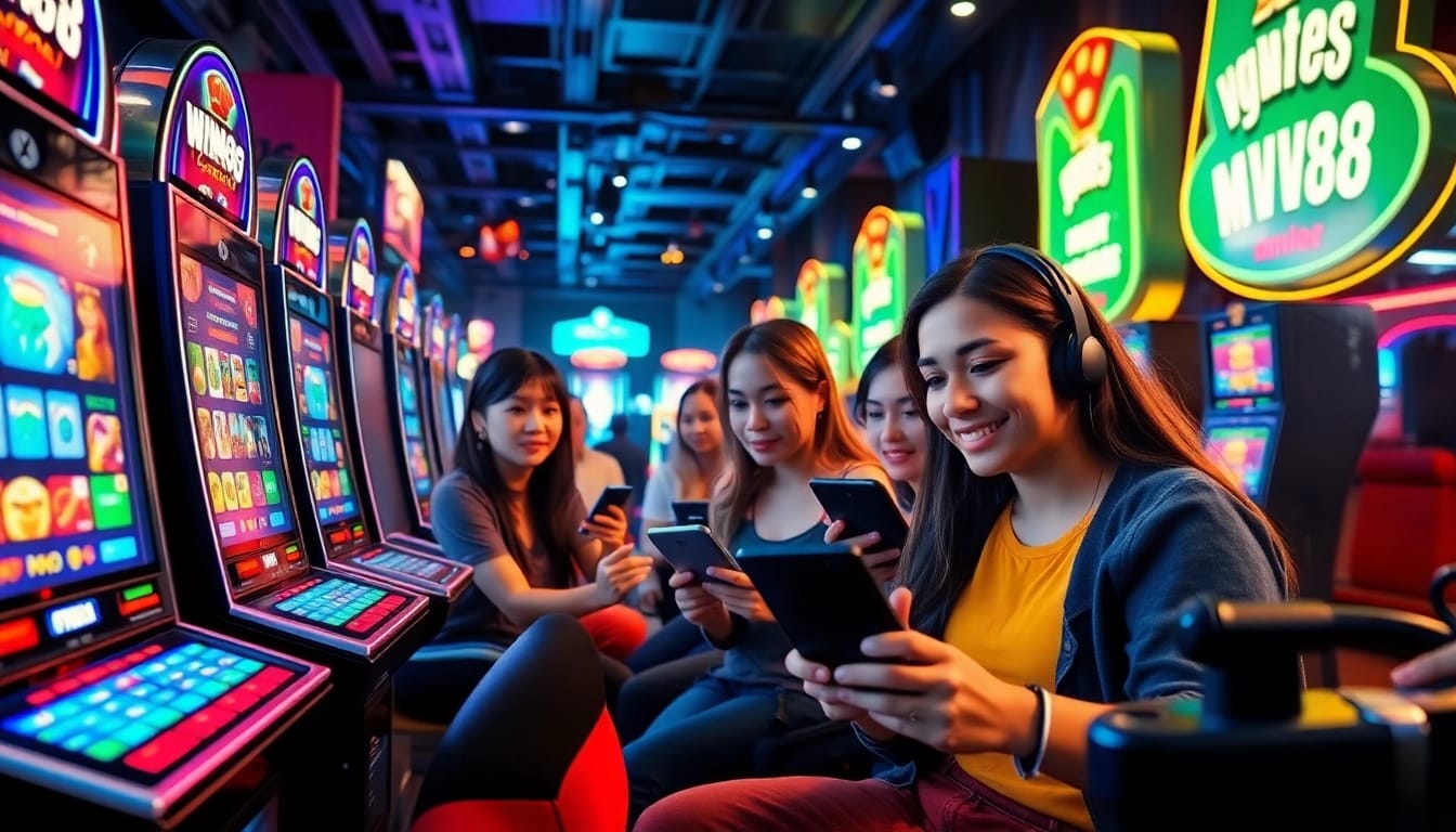 Immersive MV88 game experience showcasing vibrant online gaming and community.