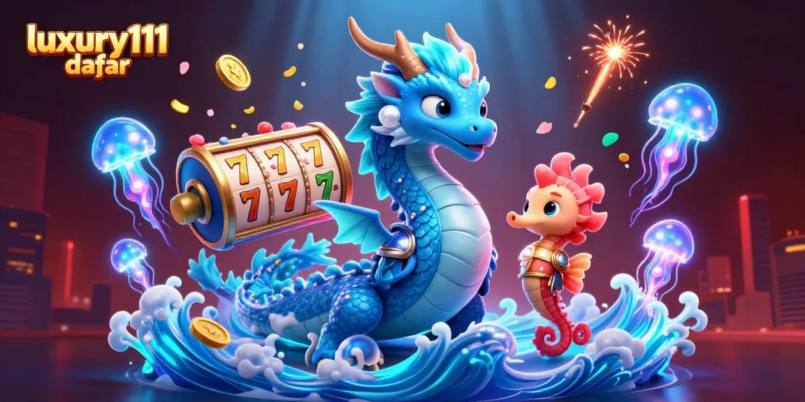 Engage with luxury111 daftar and join the vibrant gaming scene featuring stunning underwater characters and casino elements.