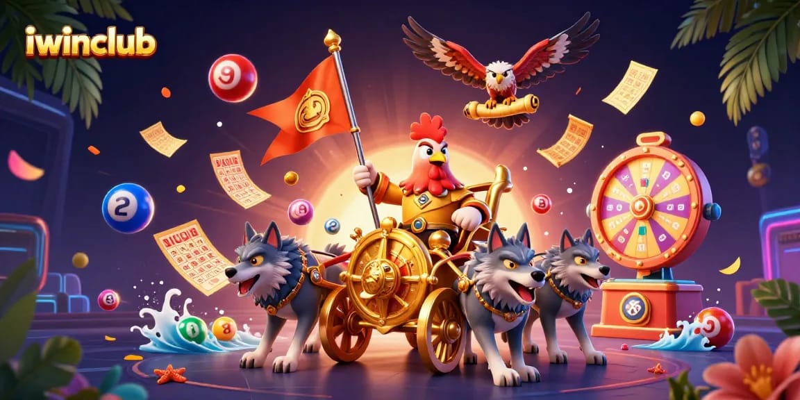 Join the excitement of iwinclub games with vibrant elements and thrilling casino adventures.