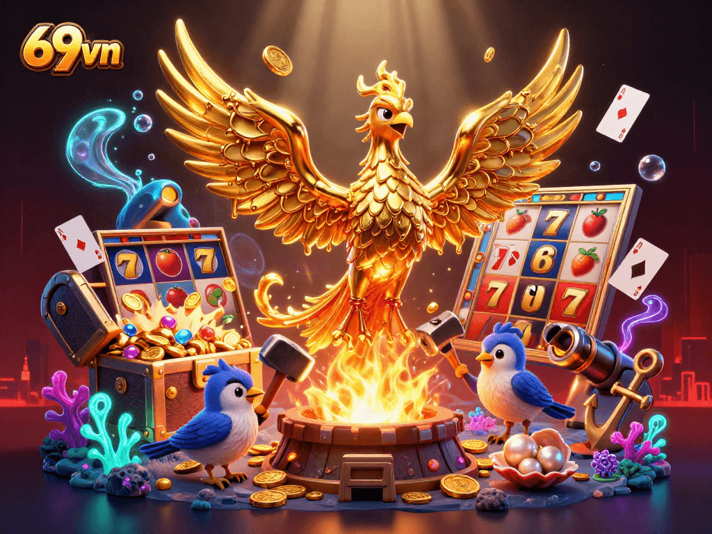 Engage with 69vn's thrilling slots and jackpot excitement amidst a vibrant casino scene.