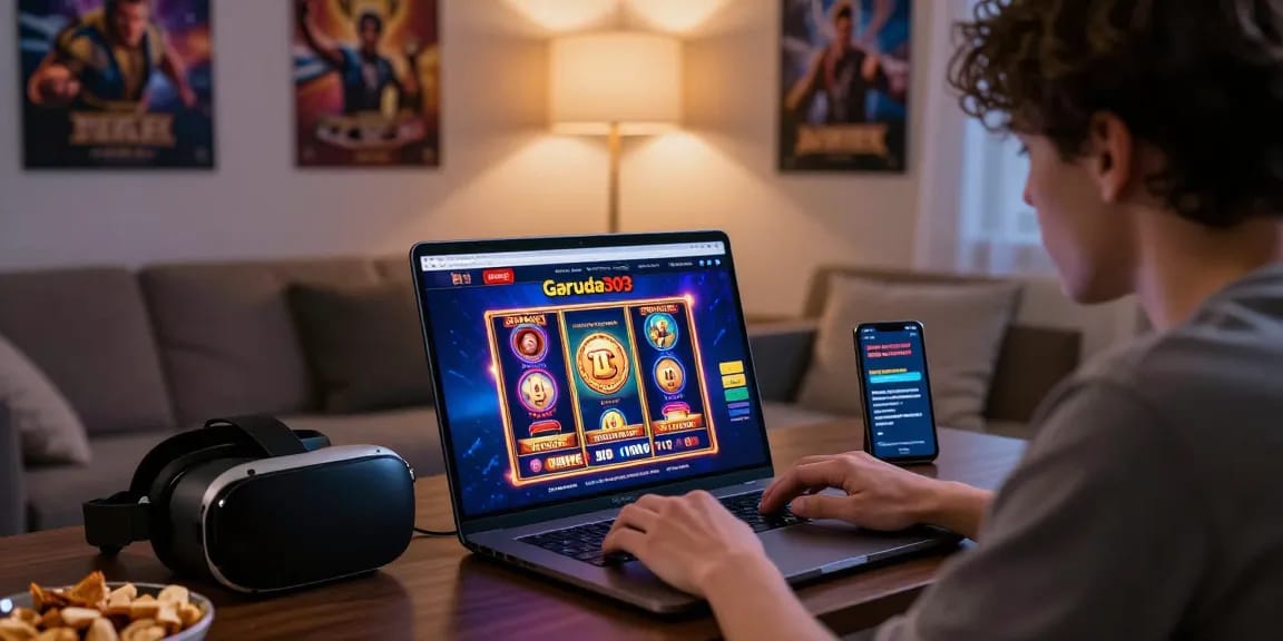 Discover Garuda303 login on a vibrant online gaming platform with engaging slot games, cozy user environment.