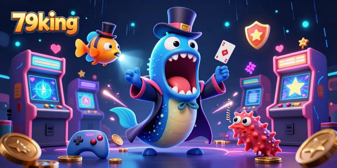 79king showcases a magical underwater casino scene with vibrant characters and rich game elements.