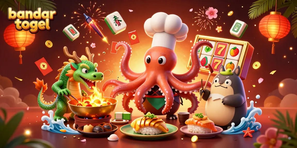 Experience the excitement of bandar togel with vibrant characters and dynamic casino elements.