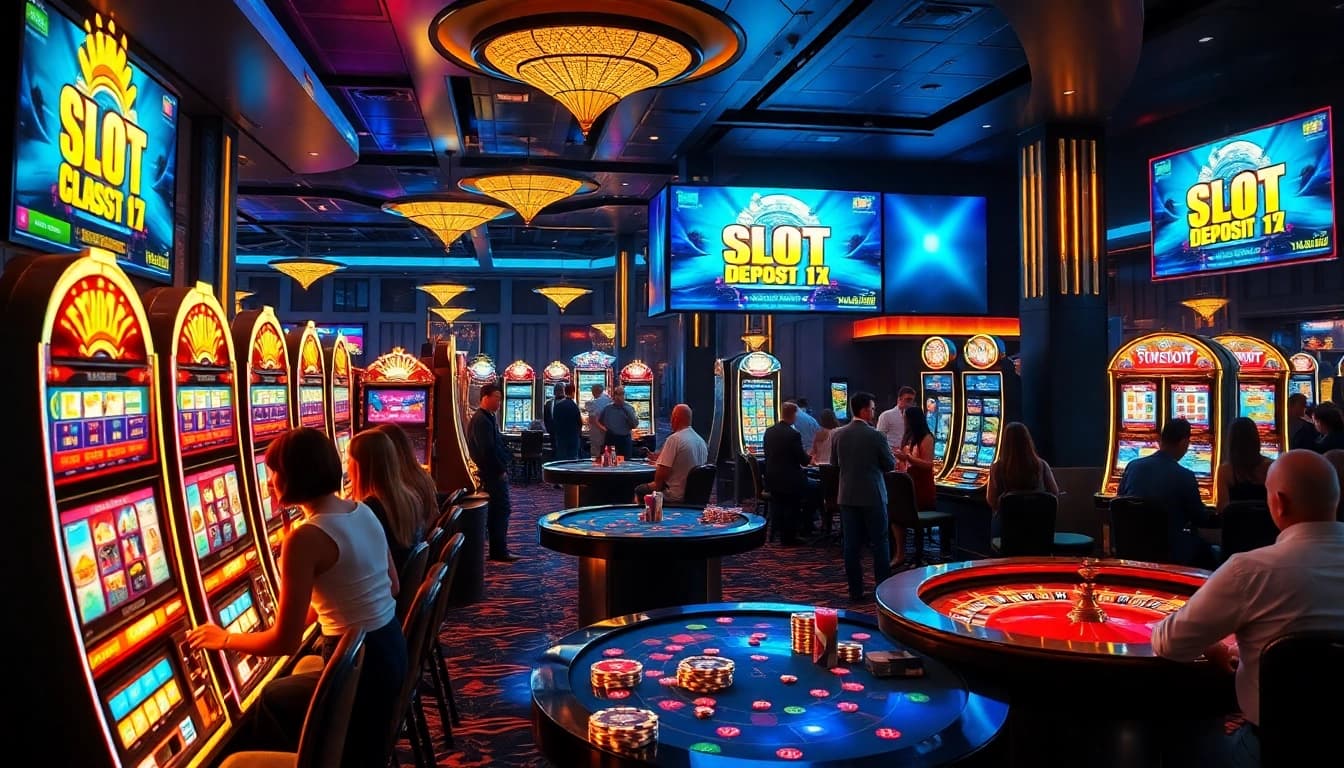 Experience the thrill of slot deposit 1k with vibrant casino games and engaging players.