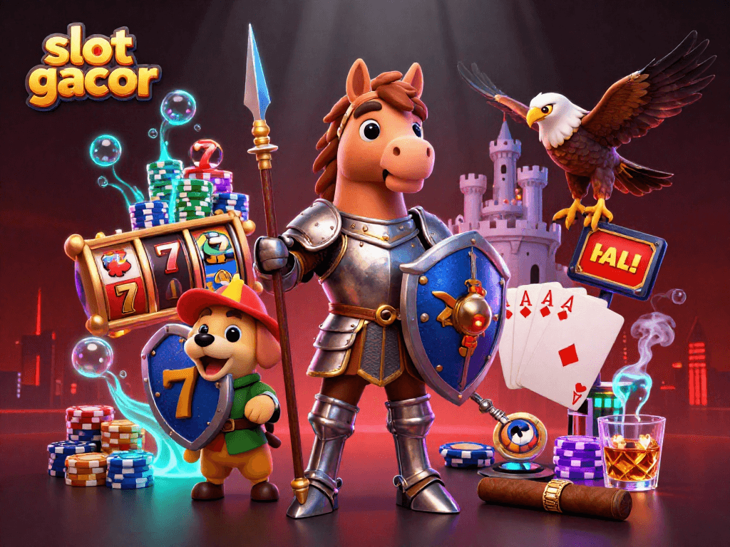 Menangkan slot gacor dengan knight dan squire sambil bermain di meja kasino.