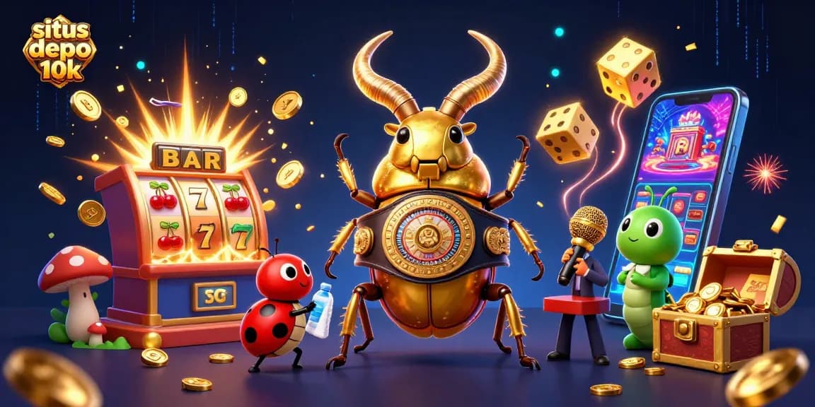 Experience winning chances with the dynamic atmosphere of situs depo 10k, showcasing vibrant slot action.