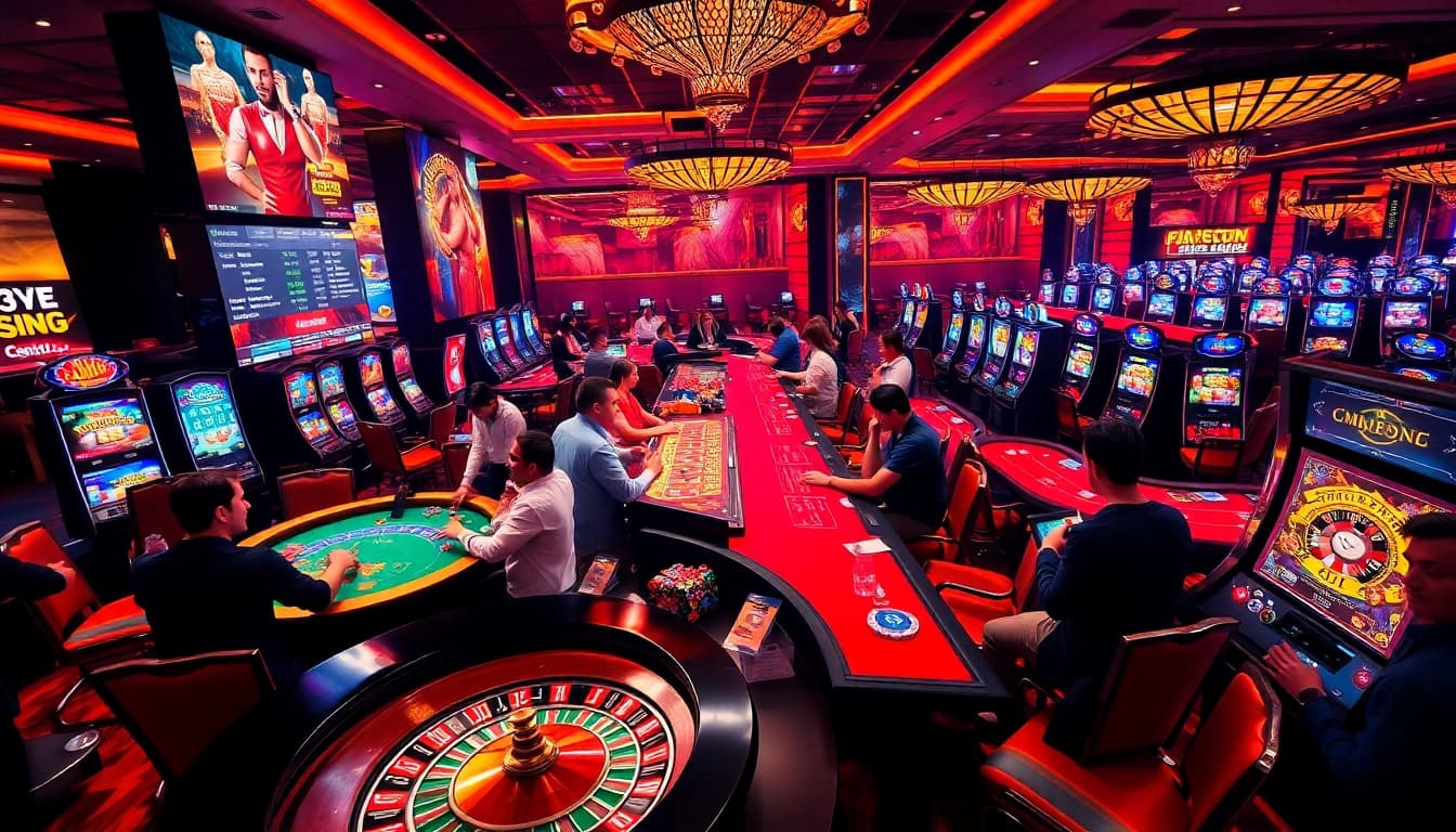 Wager at https://tobet88bet.com/ with exciting poker games and vibrant casino scenes.