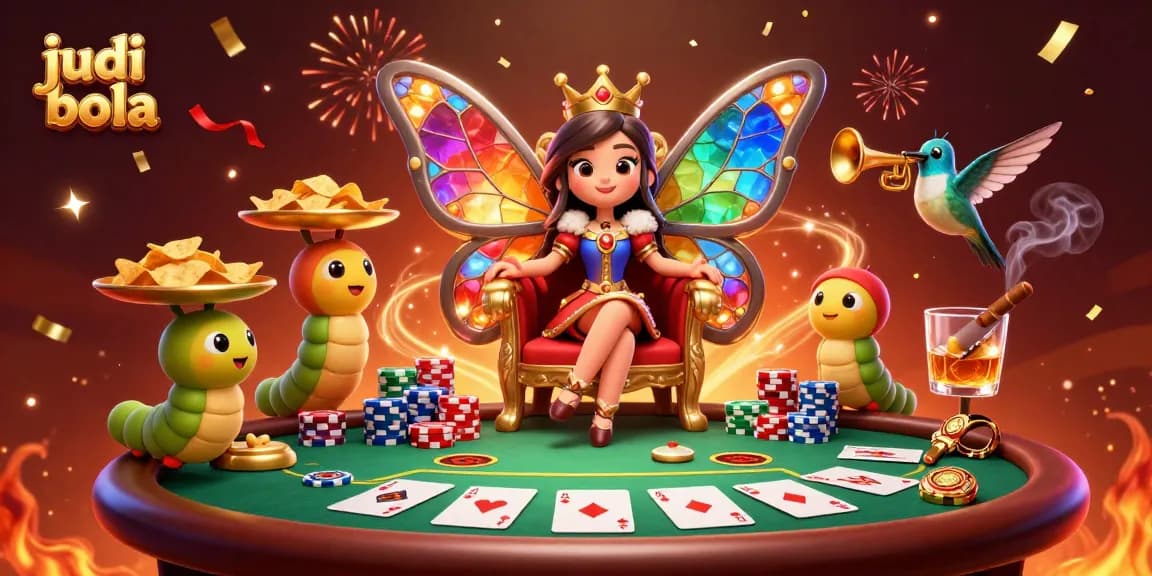 Experience exhilarating judi bola action with a vibrant casino scene bursting with energy and detail.