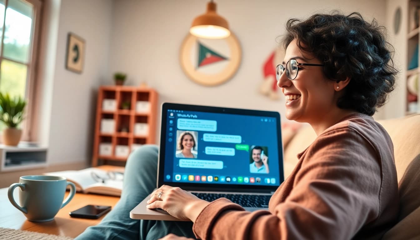 在 WhatsApp Web 上使用快连官网,通过消息和视频通话与朋友联系