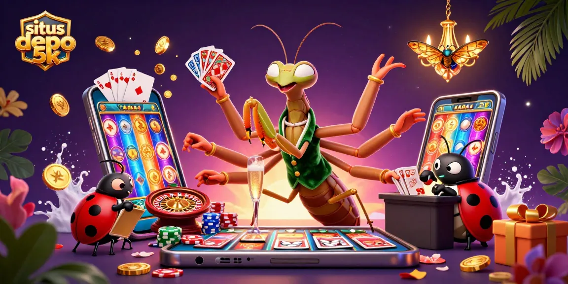 Experience thrilling gameplay at situs depo 5k with vibrant slot games and jackpot excitement.