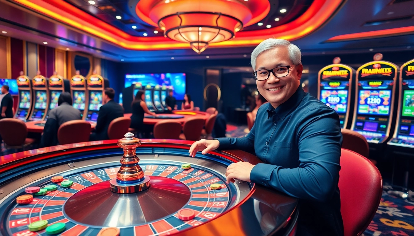 Experience the vibrant excitement of gambling at jun88.buzz with engaging casino tables and thrilling gameplay.