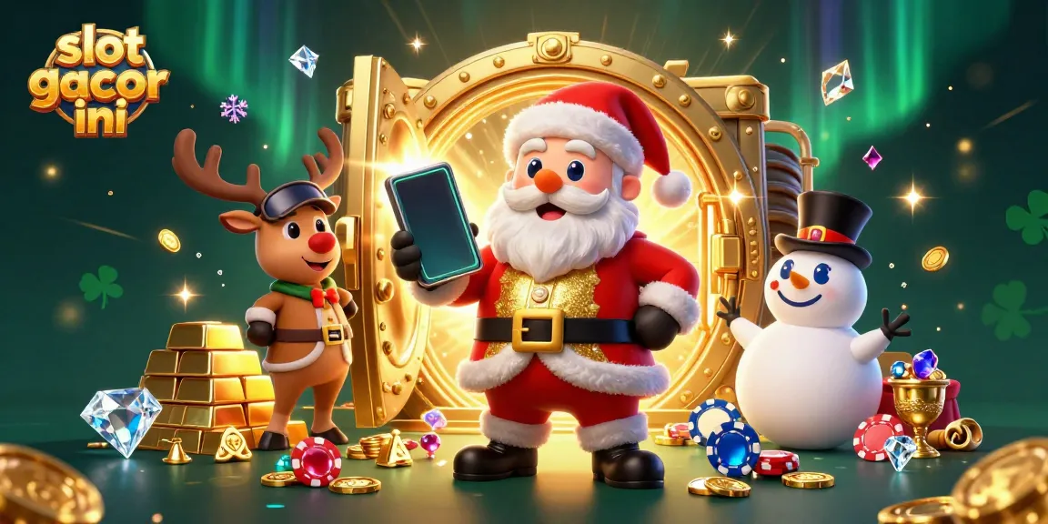 Slot gacor malam ini: Santa Claus dan teman-temannya merayakan jackpot dengan penuh keceriaan di kasino.