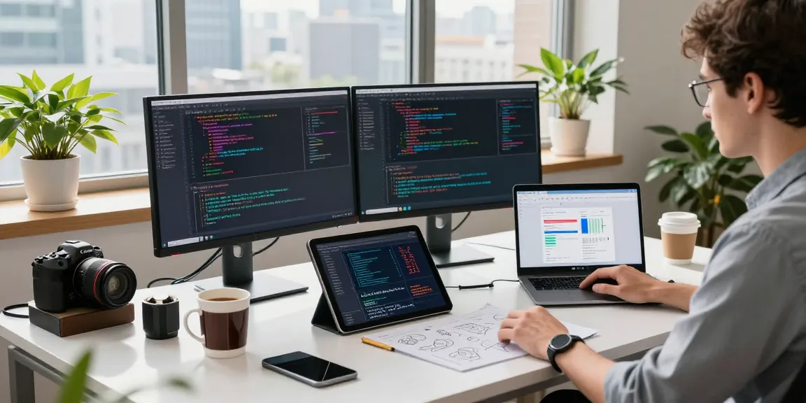 Dynamic software development workspace showing snipaste官网 integration with modern coding tools and a vibrant city view.