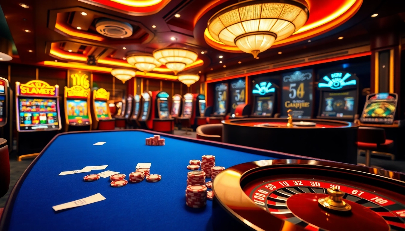 Win big at link jun88 with exciting slot machines and poker tables in a luxurious casino atmosphere.