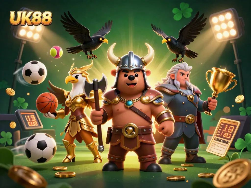 Experience thrilling sports betting delights at UK88 with fierce characters and dynamic sports elements.