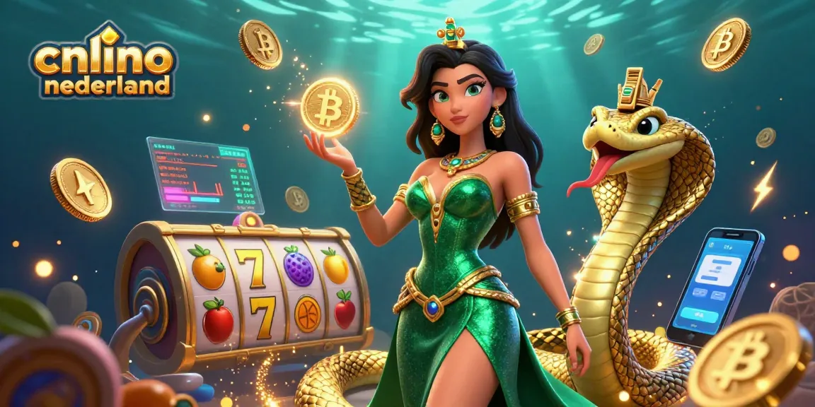 Experience immersive gameplay at an online casino nederland with vibrant slot reels and a mysterious heroine.