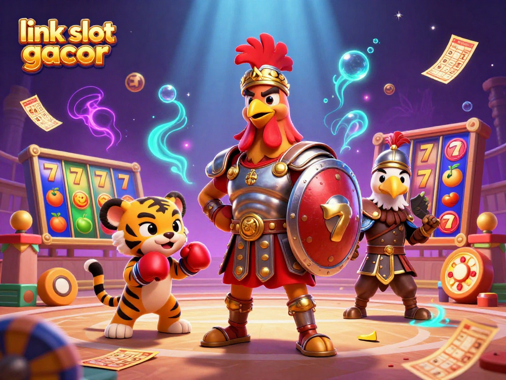 Experience big wins at link slot gacor with vibrant 3D characters and thrilling casino elements.