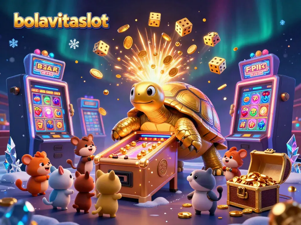 Engage in thrilling gameplay at bolavitaslot with a vibrant jackpot explosion illustration.