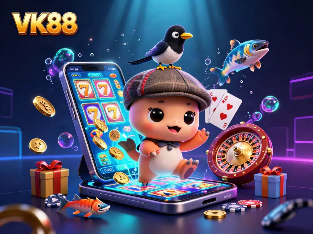 Engage with VK88 slot games featuring vibrant symbols and dynamic graphics.
