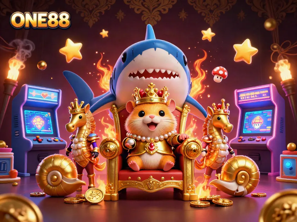 Experience thrilling gameplay at ONE88 with creative gaming characters and dynamic casino elements.
