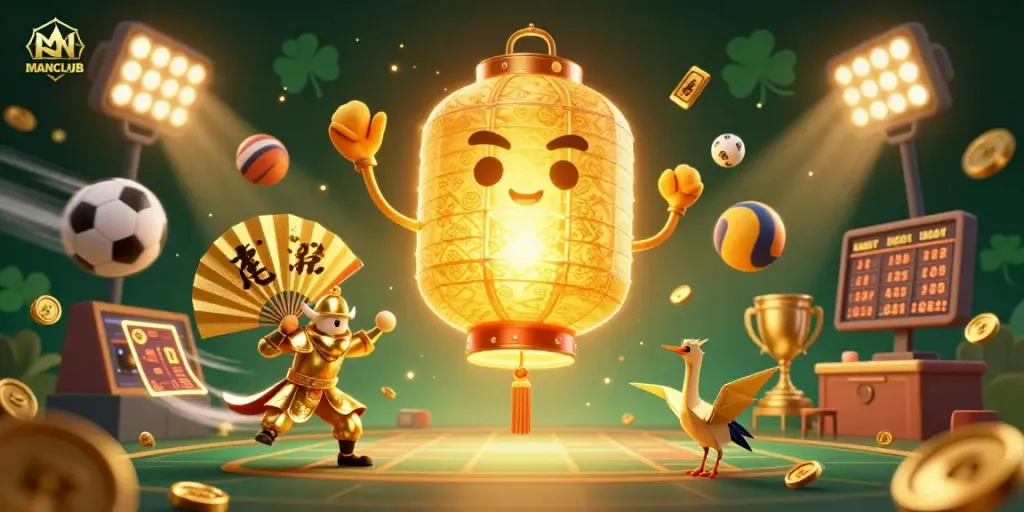 Engage and win with MANCLUB's vibrant casino games, featuring dynamic characters and elements.