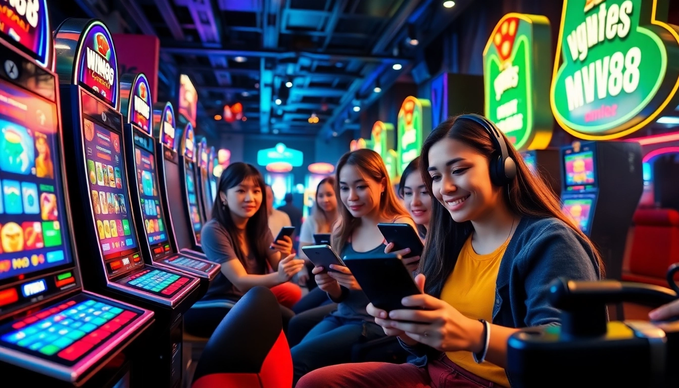 Immersive MV88 game experience showcasing vibrant online gaming and community.