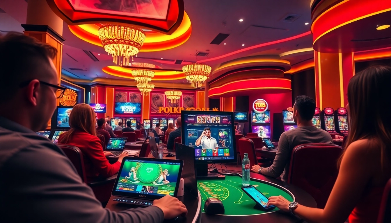 Experience the excitement of online gaming at https://whycazino.com with engaging visuals of vibrant casino games and secure interfaces.