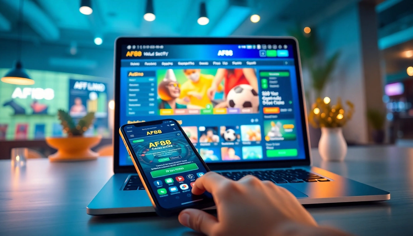 Experience the engaging interface of AF88 com - your trusted online betting platform with diverse gaming options.
