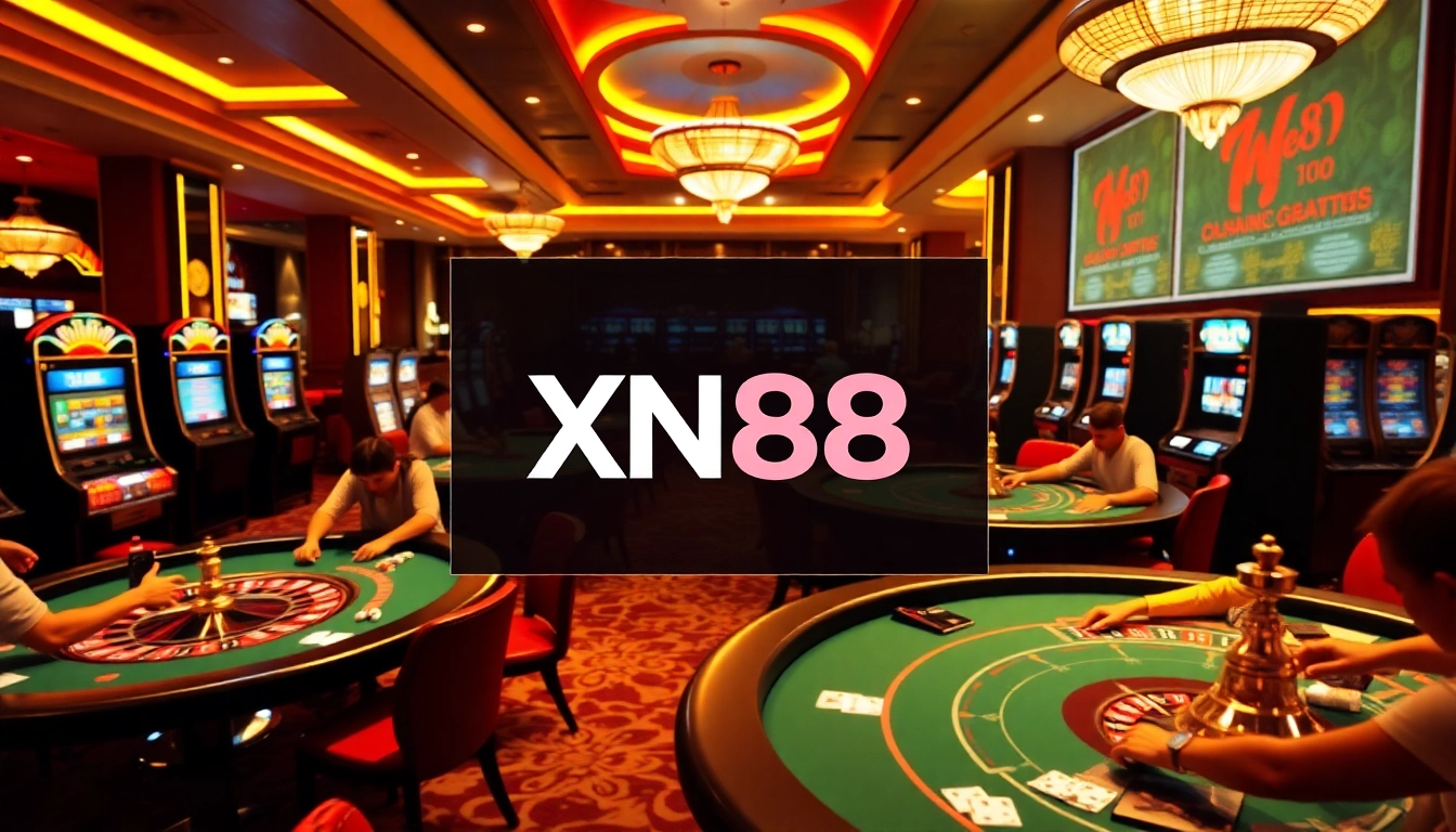 Experience the excitement at XN88 as players engage in thrilling games of chance.