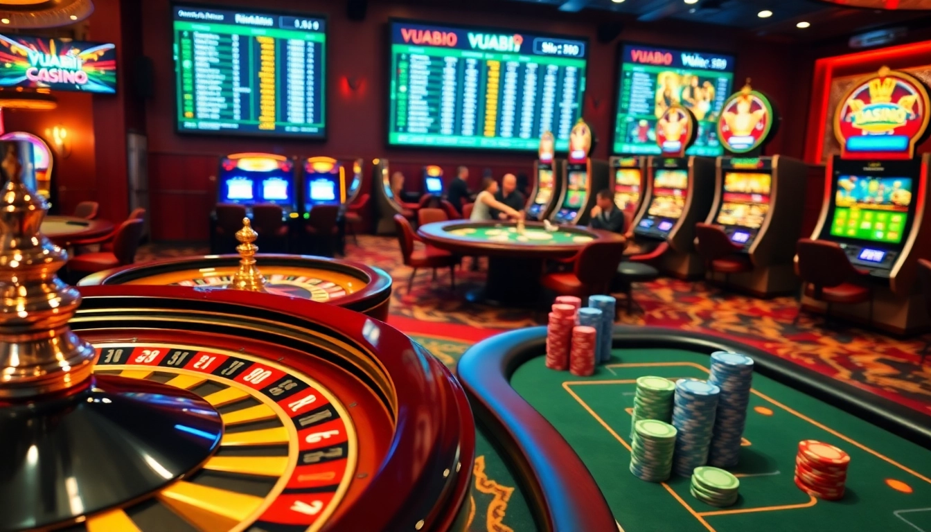 Experience the thrill of engaging gameplay at vuabai9 casino with vibrant gambling elements.
