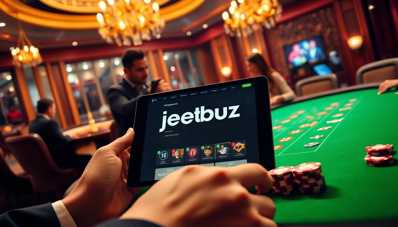 Experience the electrifying atmosphere of jeetbuzz লগইন as players engage in thrilling casino games.