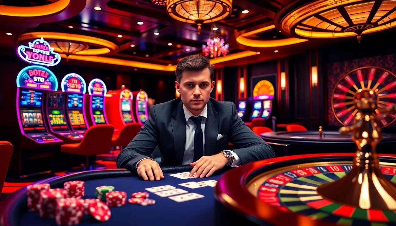 Experience the excitement of gambling at trang chủ sa88 with a casino atmosphere showcasing thrilling games.