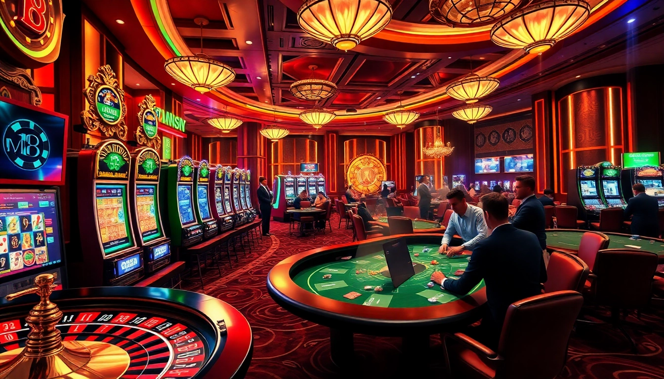 Experience the thrill of gambling at https://mm88.us.com/ with exciting casino tables and vibrant slot machines.