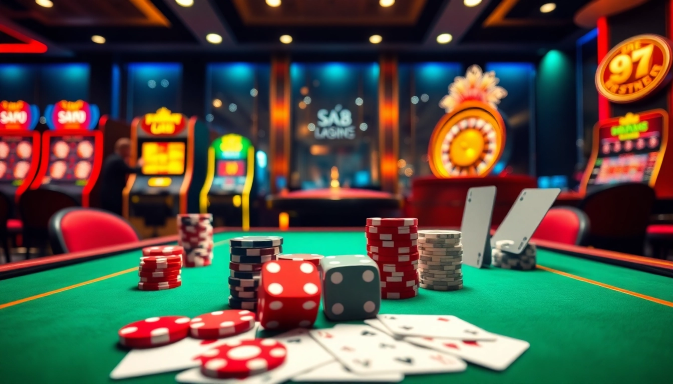 Experience the luxury of online gaming on trang chủ sa88 with vibrant casino visuals.