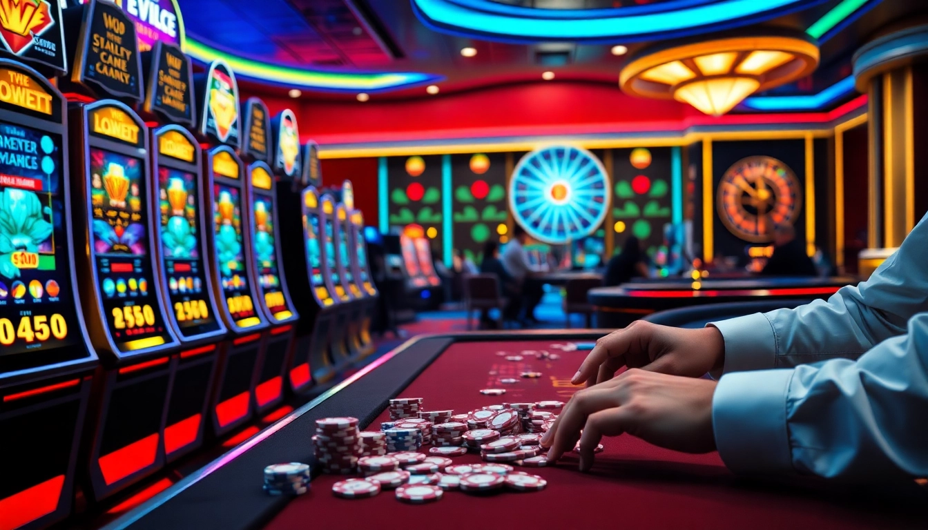 PEN4D slot machine gameplay with vibrant visuals and excited players.