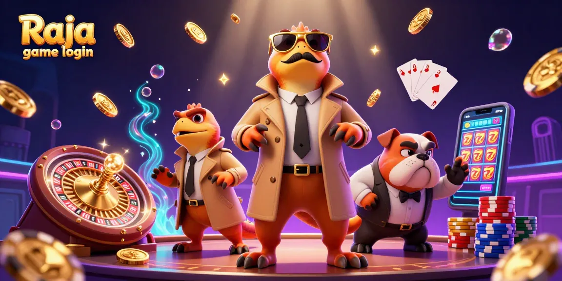 Engage and log in to Raja game login with thrilling casino elements and action-packed visuals.