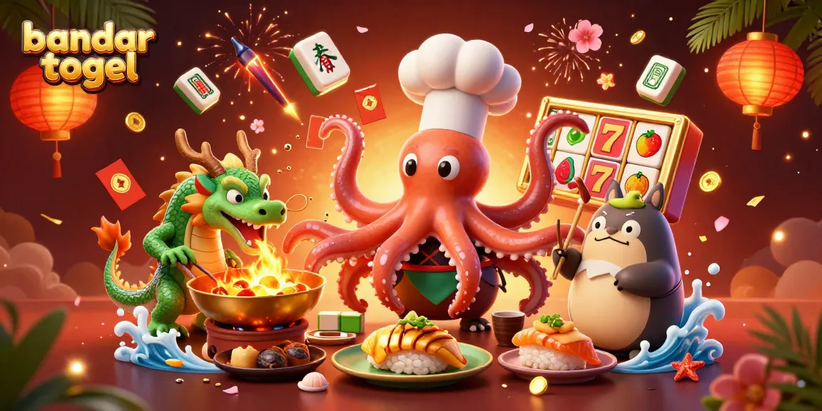 Experience the excitement of bandar togel with vibrant characters and dynamic casino elements.